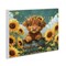 Stupell Industries Cute Happy Highland Cow Wall Plaque, design by Momart